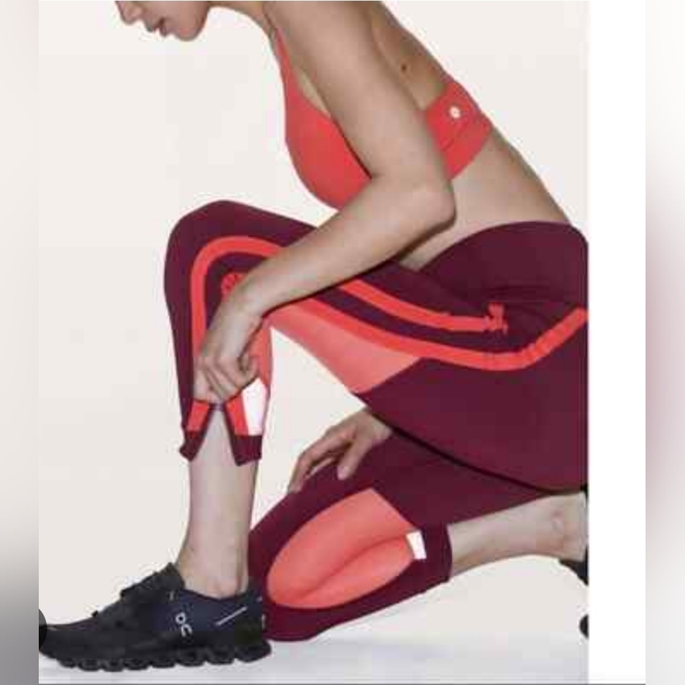 Lululemon Burgundy and Red Activewear Size 2 New No Tag